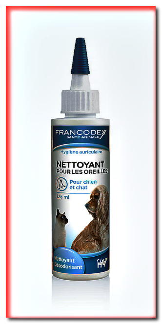 Limpiador de oídos Francodex para perros y gatos